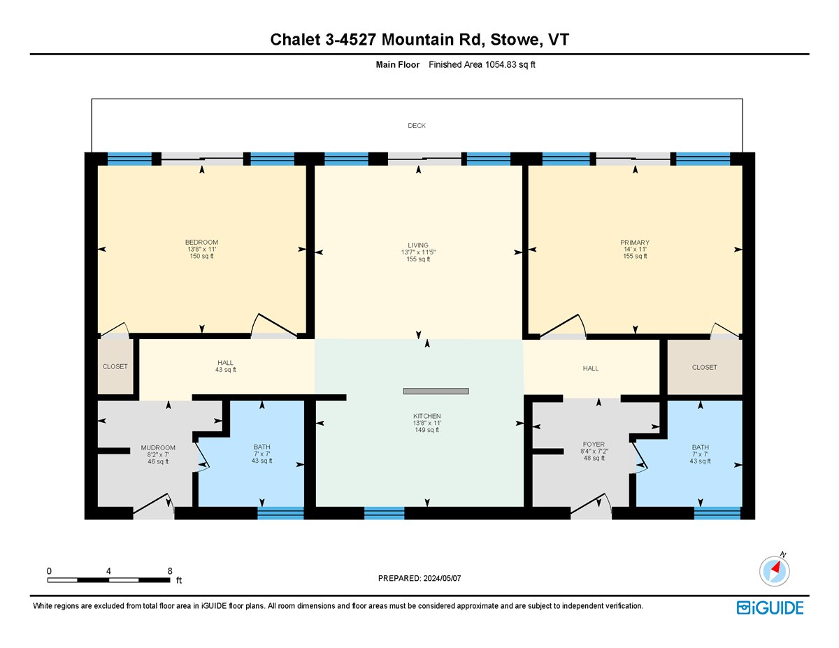 4527 MOUNTAIN RD CHALET 3, STOWE, VT, Nick Lozette, Vermont Realty, main floorplan