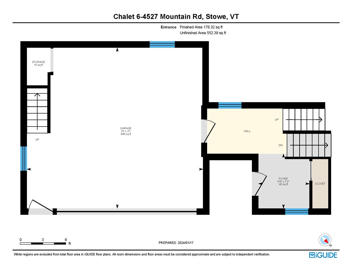 4527 MOUNTAIN RD CHALET 6, STOWE, VT, Nick Lozette, Vermont Realty, main floorplan